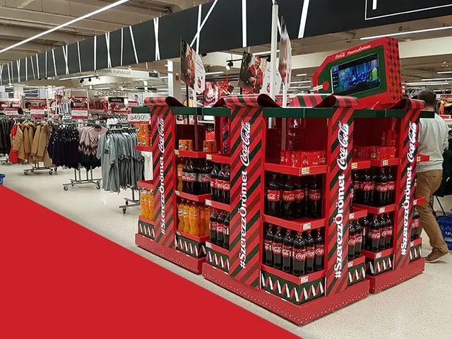 Coca-Cola display