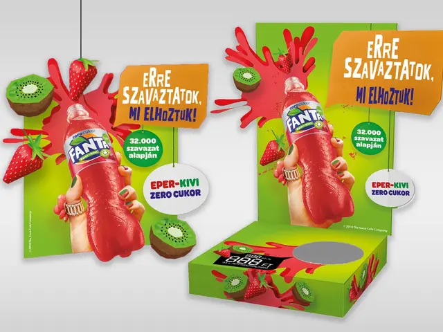 POS grafika Fanta Kivi Eper wobbler, display