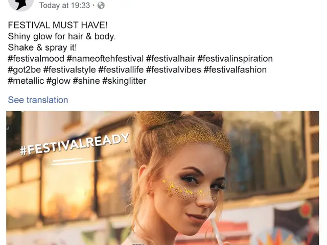 Festival Promo CEE FB Post Hair and Body Glow Girl