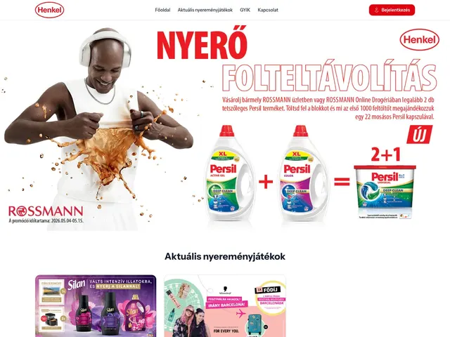 Henkel nyereményjáték portál
